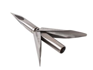 Uzgalis Scorpena trīssturīgs ar maināmo galvu