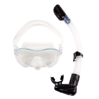 Snorkelēšanas komplekts Scorpena, caurspīdīgs