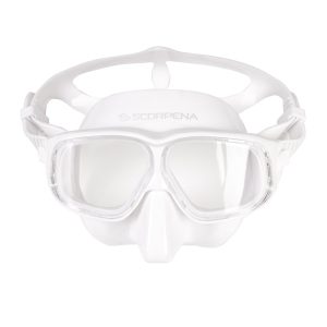 Maska Scorpena Apnea F1, balta