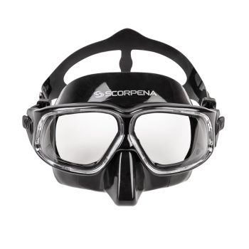 Maska Scorpena Apnea F1, melna