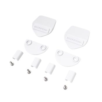 Lāpstiņu fiksācijas komplekts priekš Scorpena F1 (pāris), balta krāsa