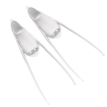 Pleznu galošas Scorpena F1, baltas, pāris