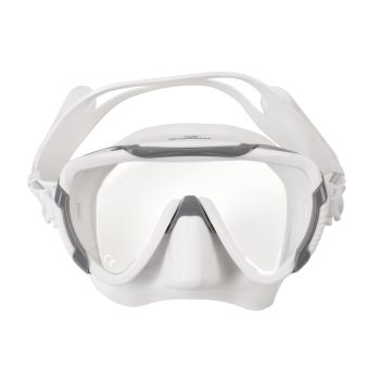 Maska Scorpena Miami, balta - pelēka