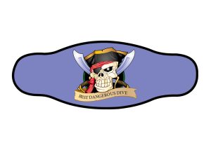 Neoprēna josta maskai Best Divers, pirāts