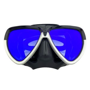 Scorpena A3 maska, balta, ar polarizētām lēcām